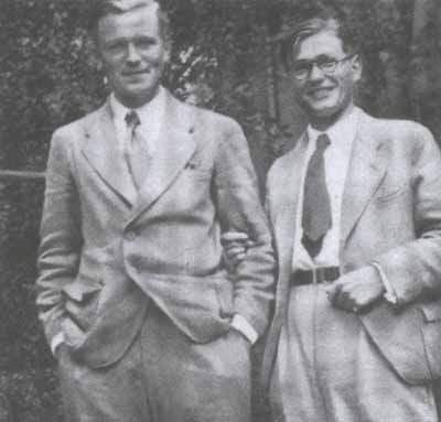 Die beiden Jurastudenten Otto und Hans John (r.)